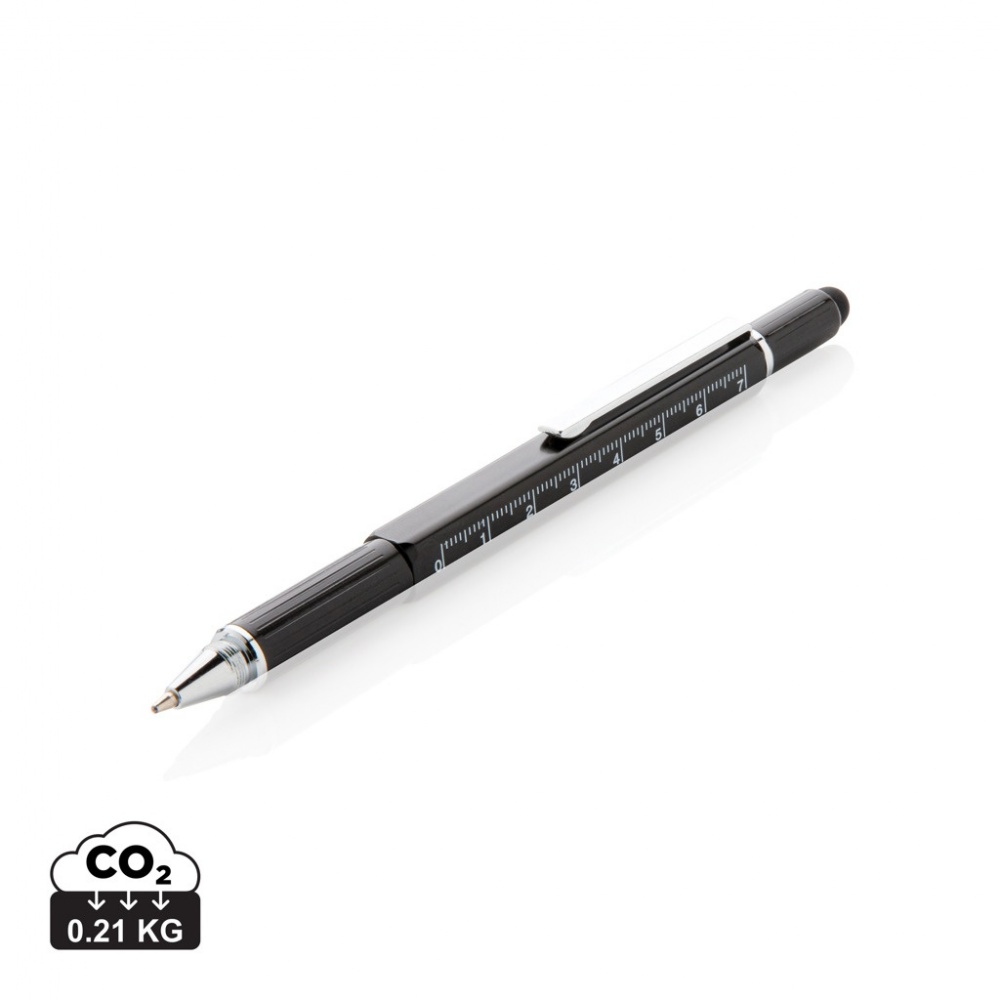 Logo trade promotional merchandise photo of: 5-in-1 aluminium toolpen